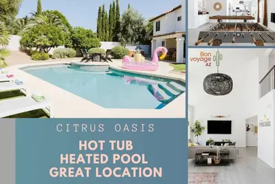 Image de Ultimate Scottsdale Getaway | 7br/ Heated Pool/Spa & Games