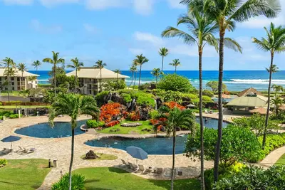 Image de Kauai Beach Resort #2540: Premium Ocean View Suite! 4 Gorgeous Pools & A/C!