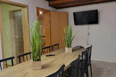 Image de Maison de vacances 'M B Homes Pfullingen 2' avec terrasse privée, jardin privé et Wi-Fi
