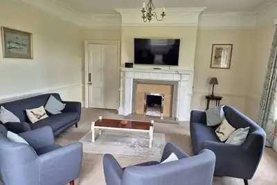 Spacious house with a large garden on a private country Estate