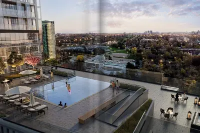 Image de Luxury brand new one bedroom with patio condo in the heart of Toronto