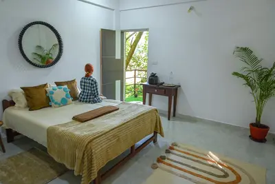 Image de Charming 1-bedroom Private Balcony house with Beautiful Countryside view.