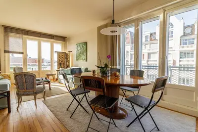 Image de Saint-Jean de Luz, appartement 5 couchages avec vue océan - parking