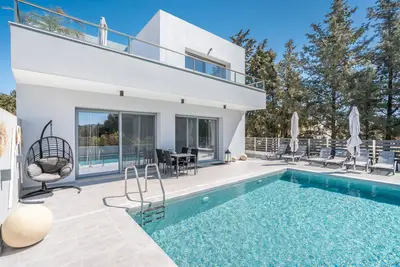 Image de Maison de campagne \"Mb Luxury\" avec vue sur les montagnes, Wi-Fi et climatisation