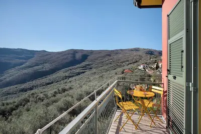 Image de Ferme 'Il Nido Tra Gli Ulivi' avec vue sur la mer, Wi-Fi et climatisation