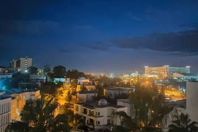 Appart vue imprenable sur le Golfe de Tunis, Quartier résidentiel des Ambassades