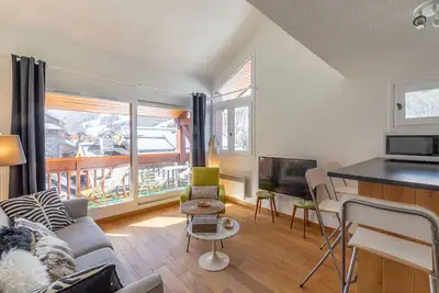 Image de Duplex chaleureux à Méribel, proche pistes & commerces, garage