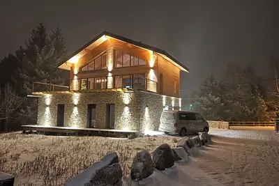 Image de Chalet \" Formi-Lodge \" Neuf et Ultra-Confort à Formiguères, Pyrénées Orientales
