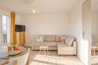 Image de Studio confortable à 300 m de la plage avec parking privé