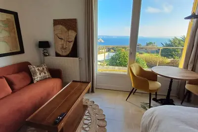 Image de Chambre indépendante vue mer sur le Gr34