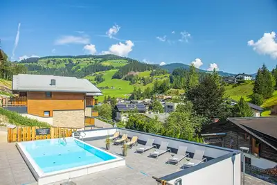 Image de Chalet avec vue sur la montagne à Wagrain