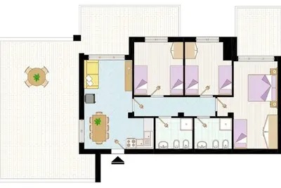 Image de Superbe appartement dans une belle et moderne résidence avec piscine et solarium