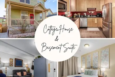 Image de Charming 4-Bedroom Home + Separate Basement Suite-perfect for families or groups.