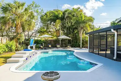Image de Villa Heated Pool, Arcade games 5 min Beach