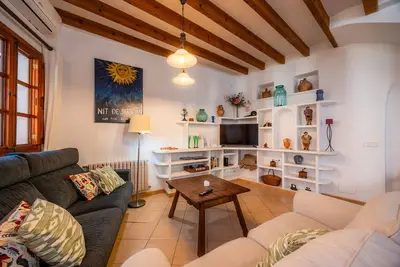 Image de Maison de vacances 'Es Mercat' avec terrasse privée, Wi-Fi et climatisation