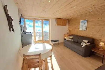 Image de Studio rénové pour 4 personnes - Balcon, Sud, Parking