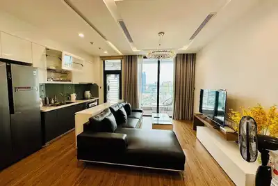 Image de căn hộ 3 phòng ngủ view hoàng hôn tại vinhomes metropolis