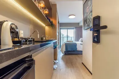 Image de Studio in the best of Moema with garage and close to Metro/Shopping and Wifi