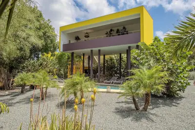 Image de Unique architectural villa with private pool on nature resort Bohemi