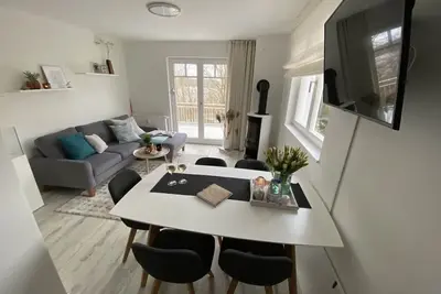Image de Comfortable vacation apartment with balcony, sauna and Bodden view
