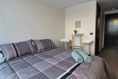 Image de Studio steps away from Almagro Park and Movistar Arena, ideal for concerts and sightseeing.