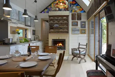 Image de Maison de vacances 'Mousterlin Cottage 5pers 200m Plage' avec terrasse privée, jardin et Wi-Fi