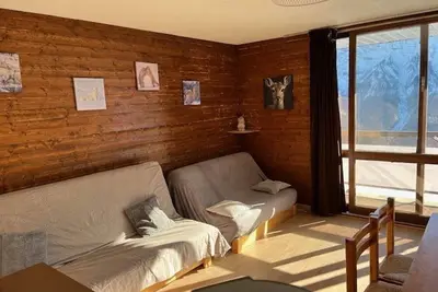 Image de Studio ensoleillé 26m² pour 4 pers à Orcières