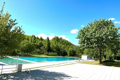 Image de Sunny time-out in the Harz Mountains with balcony view & close to the outdoor forest pool