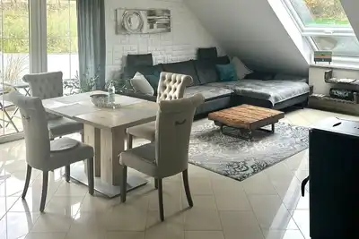 Image de Exclusive sunny top floor apartment with views of the countryside