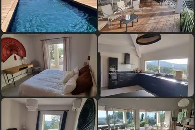 Image de Maison de standing avec piscine en Corse pour vacances entre amis ou en famille