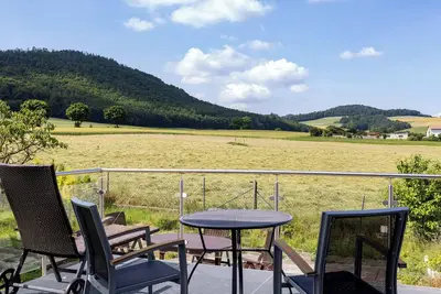Image de Appartement 'Lerchenweg B' avec terrasse partagée, jardin partagé et Wi-Fi
