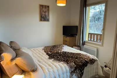 Image de Magnifique appartement plein centre et plein sud avec vue panoramique pistes