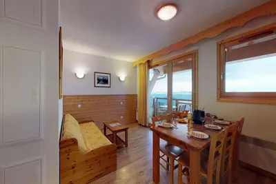 Appartement à Chamrousse avec balcon