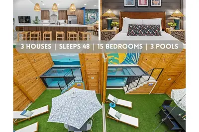 Image de Take a Triple Dip! | 15 Bedrooms + 3 Heated Pools