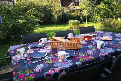 2 Chambres table d'hôtes à la campagne le nid qui danse vers Vesoul 2 à 6 pers.