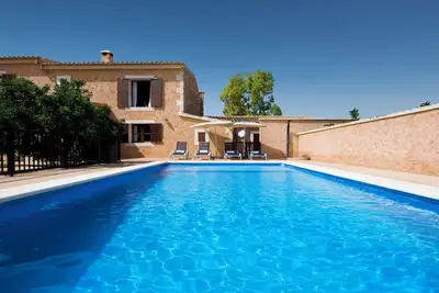 Image de Maison de campagne 'Es Matul-los Ref 134' avec vue montagne, piscine privée et Wi-Fi