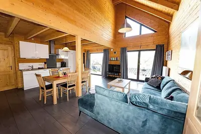 Image de 5 Sterne Ferienhaus Tommy mit Kamin, Sauna, Seeblick