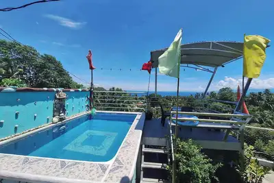Image de overlooking view house samal Island with mini pool
