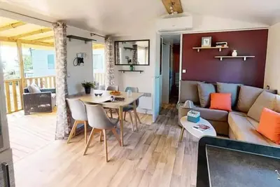 Mobil home Bien-être 3 ch signature avec clim 8 personnes