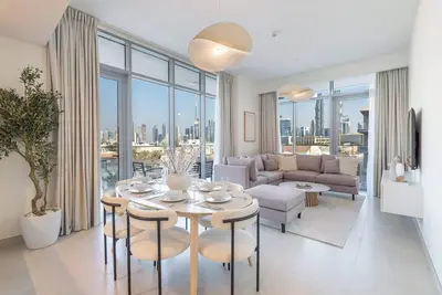 Image de Stylish 2br + Maid’s Room - Canal Front Stay!