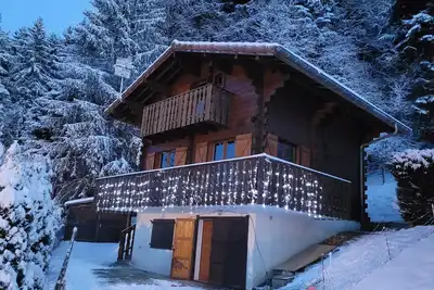 Image de Chalet de montagne 6 pers station Thollon-les-Mémises vue lac Léman cosy/calme