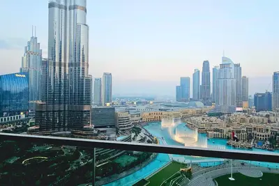 Image de New Luxe 2br w/Panoramic Burj Khalifa & Fountain Views. 4 min to Dubai Mall