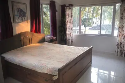 Image de Peaceful 1-Bhk in a Villa in Candolim with Green Nature & River for a 2