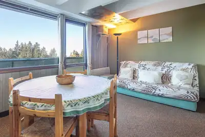 Appartement lumineux 5 pers, balcon, proche des pistes