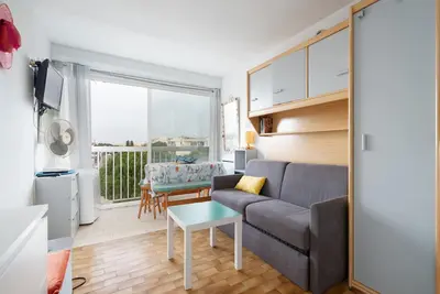 Image de Studio lumineux, 4pers, balcon, proche de la mer