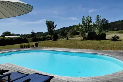 Image de Ferme rénovée avec piscine et jardin de 3ha
