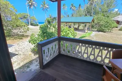Image de Bungalow Alizé bord de mer vue sur le lagon et l'océan