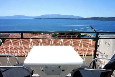 Image de Appartement d'une chambre avec le balcon et la vue sur le mer Zivogosce - Blato, Makarska (A-22253-h)