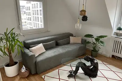 Image de Meerjungfrau: stylish 2-room apartment, central, kitchen, bathroom, living room/bedroom