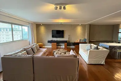 Image de Charming 3-bedroom apartment Park view with Ac, WiFi in Itaim Bibi SĂŁo Paulo